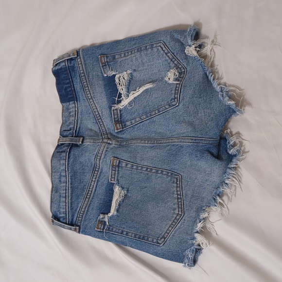 Abercrombie & Fitch Blue Jean Shorts - Picture 3 of 13